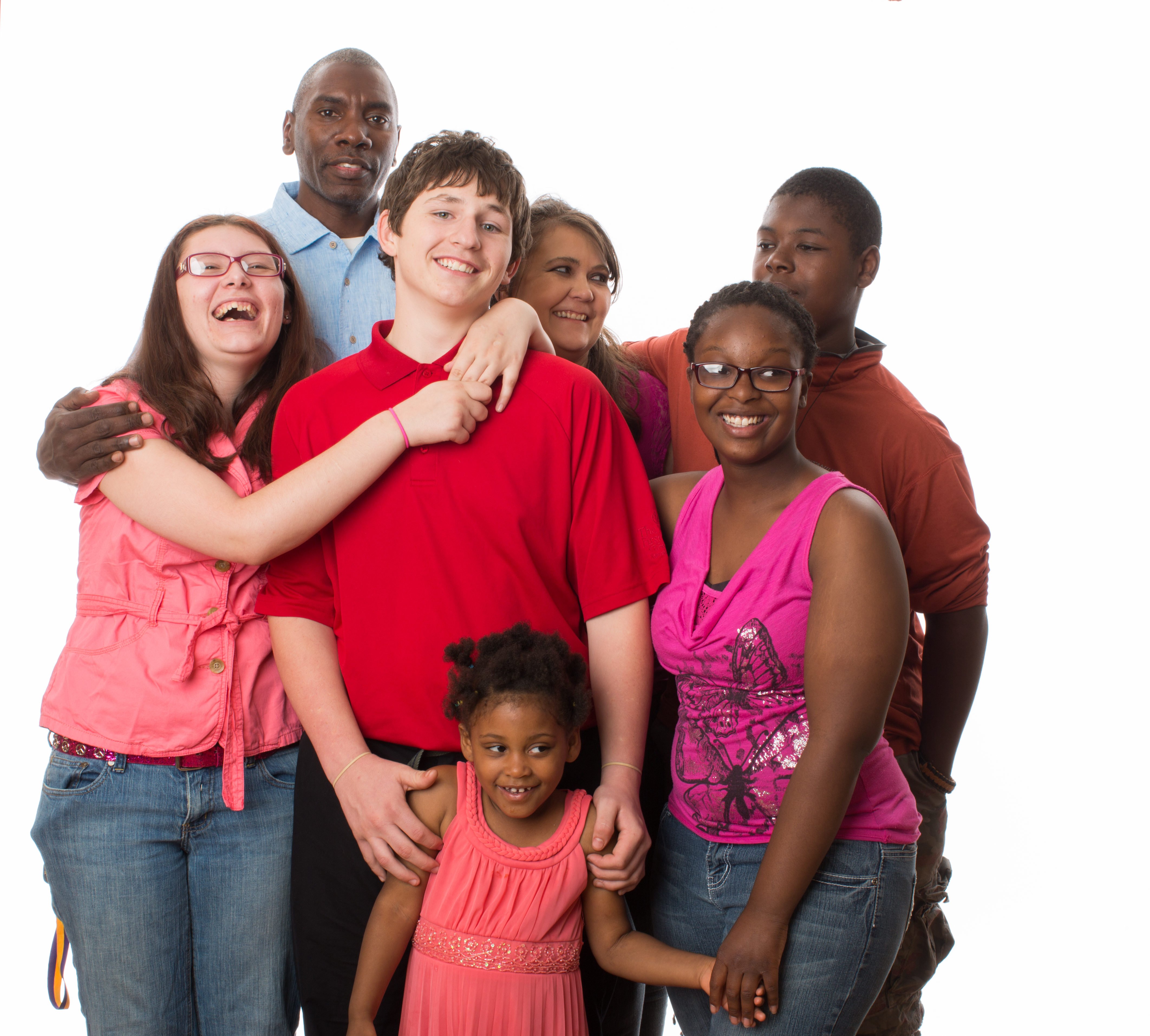 KVC foster family group photo KVC foster family group photo